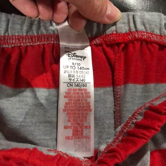 NWOT Disneystore Mickey PJs size 9/10 - Picture 5 of 5